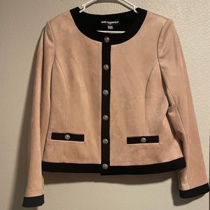 Karl Lagerfeld Paris Blush Pink Blazer
